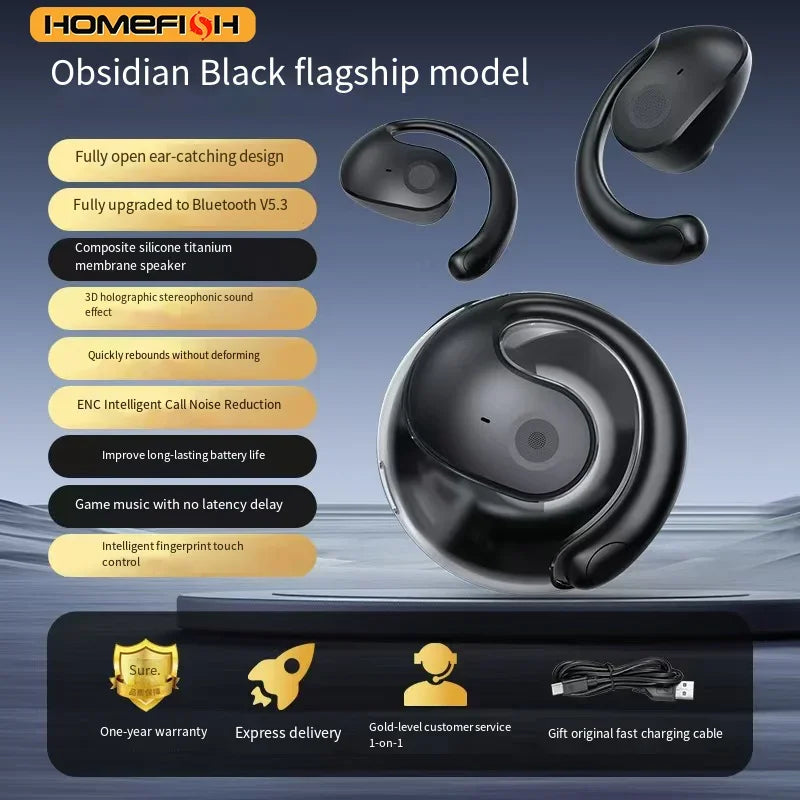 HOMEFISH New Open Ear Wireless Translation