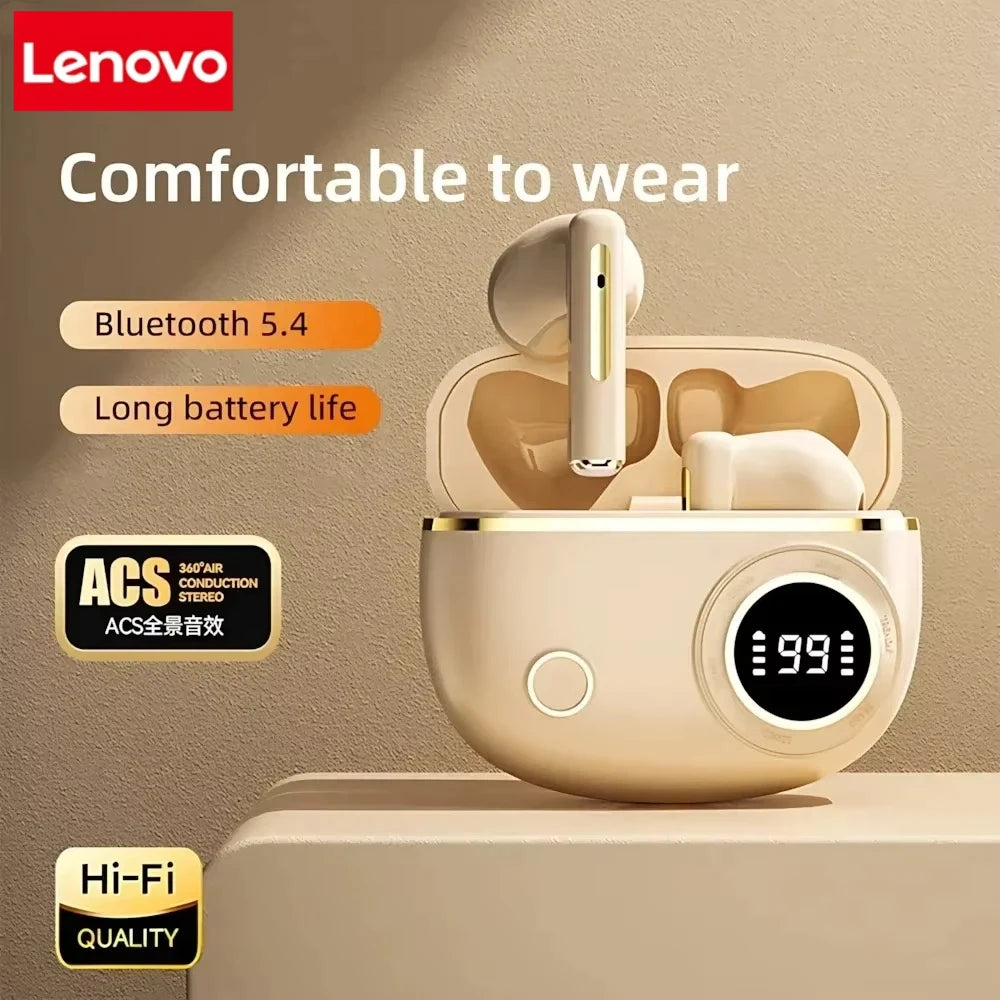 Lenovo TWS Wireless Bluetooth Headset LED