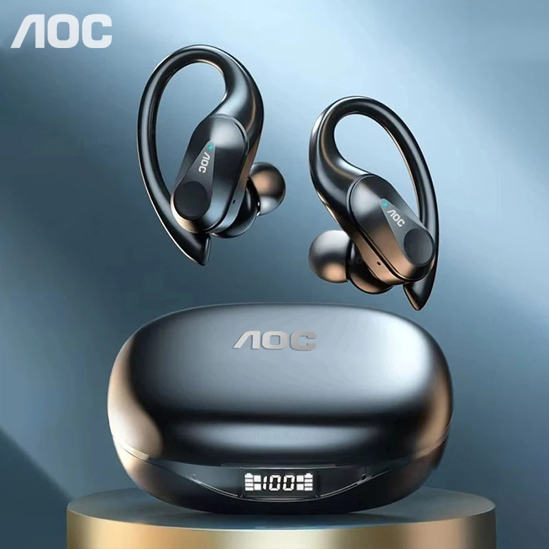 Choice AOC Sports Headset Wireless Bluetooth 6.0 Earphones Waterproof
